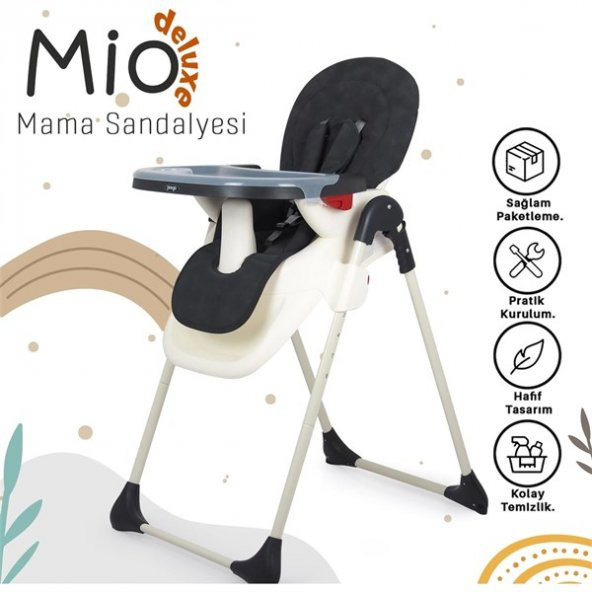 Prego 3032 Mio Deluxe Mama Sandalyesi Gri - 4
