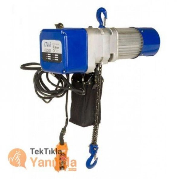 Atlaspro Atzcs 1-12 Sıvı Yağlı Elektrikli Vinç 1 Ton 12 Mt