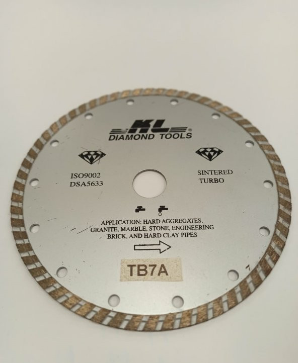 Kl Kldtb7 180 Mm Turbo Elmas Disk