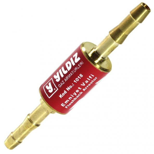 Yildiz 1018 Alev Emniyet Valfi Yanıcı Gaz Hortum Arası Için ürün görseli 1