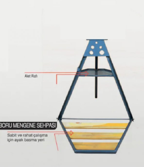 Kanca Boru Mengene Sehpası 2-3 için Uyumludur