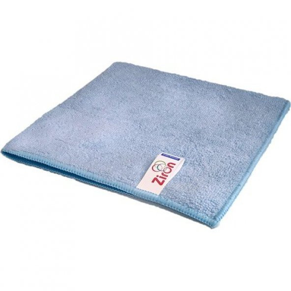 Ziron Mikrofiber Kalın Dokulu Genel Temizlik Bezi Mavi 40x40cm (5,Lİ ) -V
