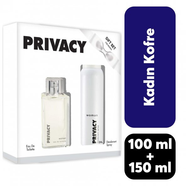 Kofre Privacy Kadın Parfüm 100 ml + 150 ml Deodorant
