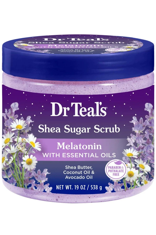 Dr.Teals Shea Sugar Scrub Shea Butter Vücut Şeker Peeling 538GR