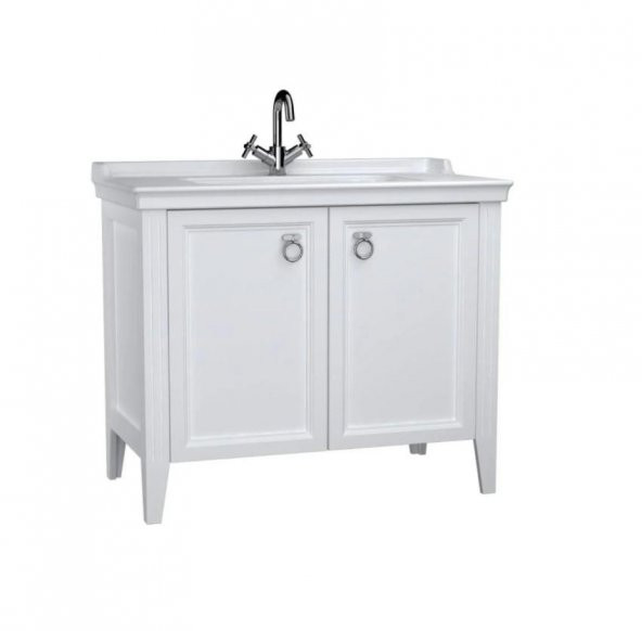 Vitra Valarte 100 cm Beyaz Banyo Dolabı Alt Modül ve Lavabo 62156