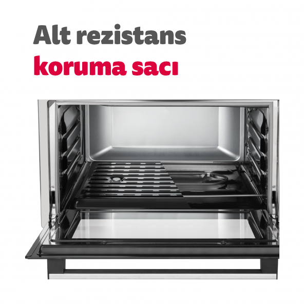Simfer 4559 İnox 45 Litre Turbo Midi/Mini Fırın - 8