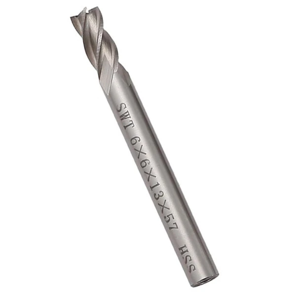 CNC Karbür End Mill HSS Karbür 2mm-6mm Çap Freze Kesici 6 Adet - Resim 3