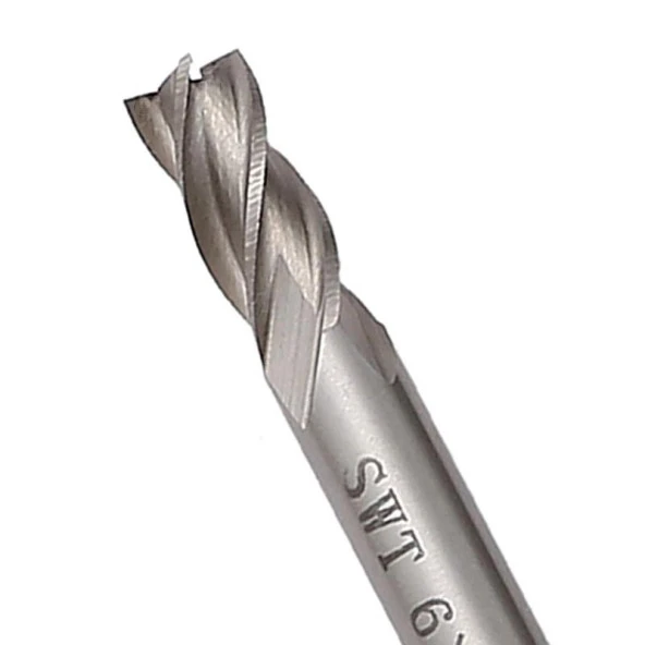 CNC Karbür End Mill HSS Karbür 2mm-6mm Çap Freze Kesici 6 Adet - Resim 4