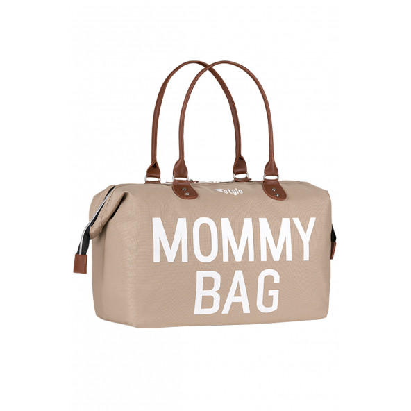 Stylo Mommy Bag USA Anne Bebek Bakım Omuz Çantası Bej