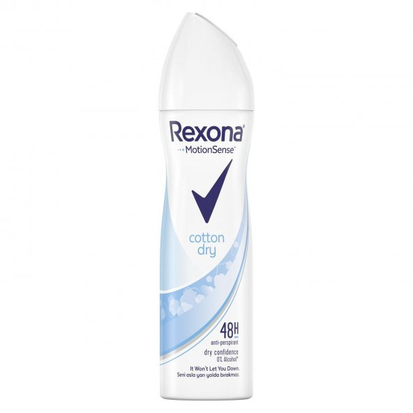 Rexona Cotton Dry Kadın Sprey Deodorant 150ML