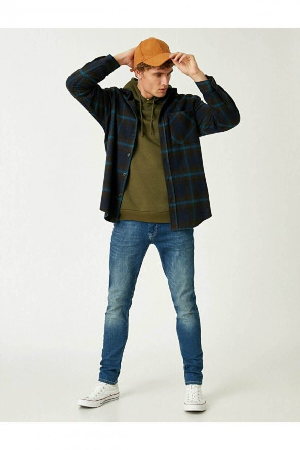 Erkek Jean Pantolon Orta Indigo 2kam43263ld - 2