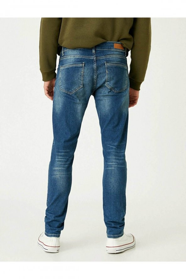 Erkek Jean Pantolon Orta Indigo 2kam43263ld - 4