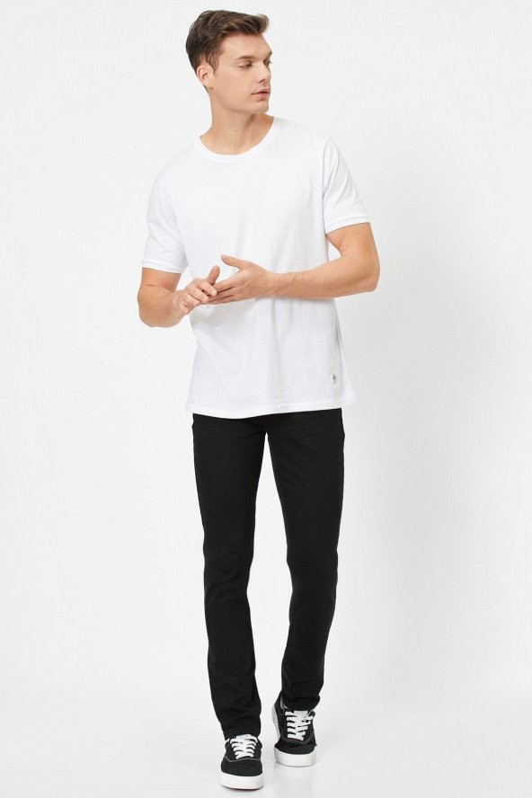 Erkek Jean Pantolon Siyah - 2