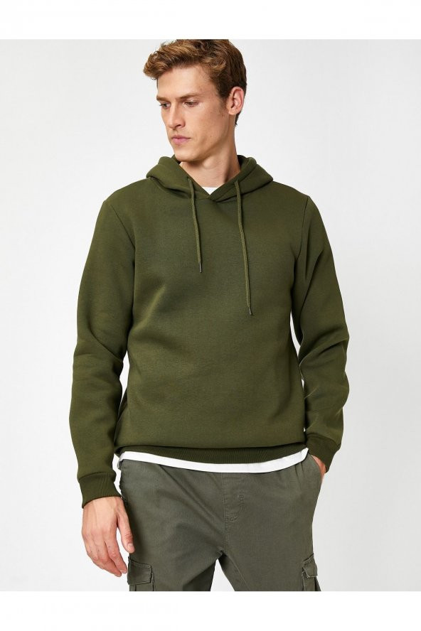 Erkek Haki Sweatshirt 1KAM71593LK