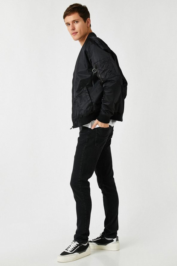 Erkek Jean Pantolon Siyah - 2