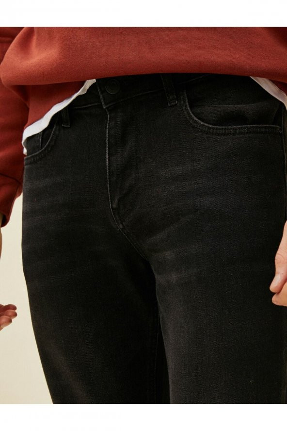 Erkek Jean Pantolon Siyah - 10