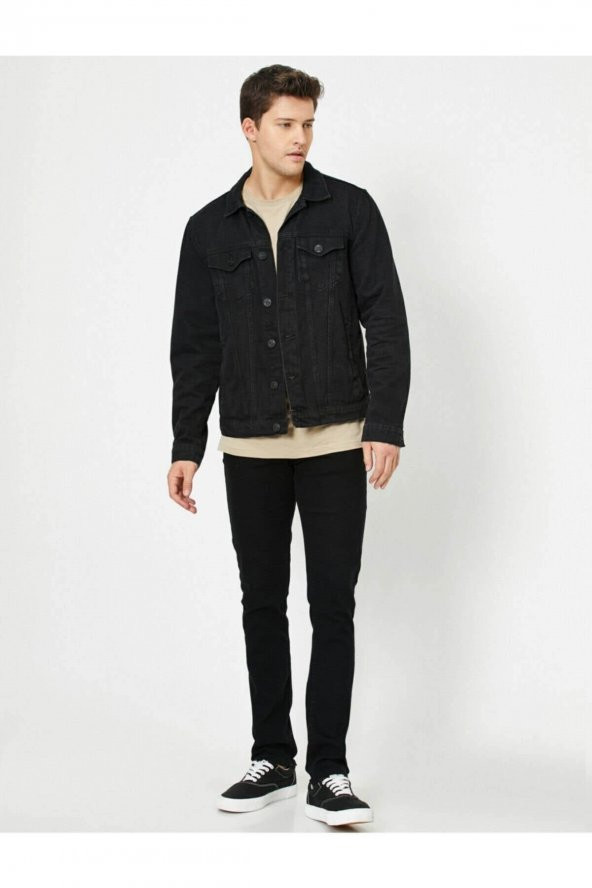 Erkek Jean Pantolon Siyah - Resim 2