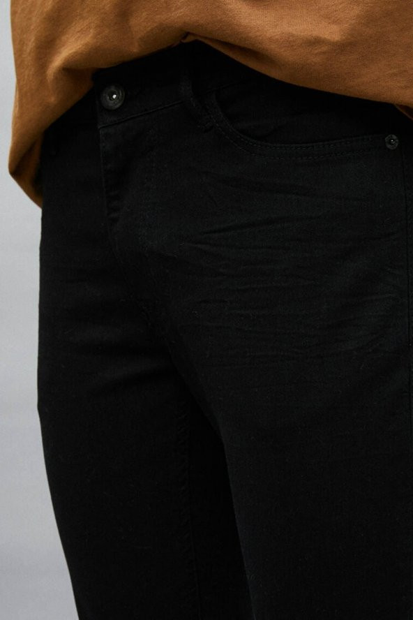Erkek Jean Pantolon Siyah - 4