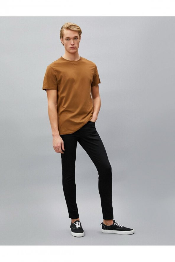 Erkek Jean Pantolon Siyah - 6