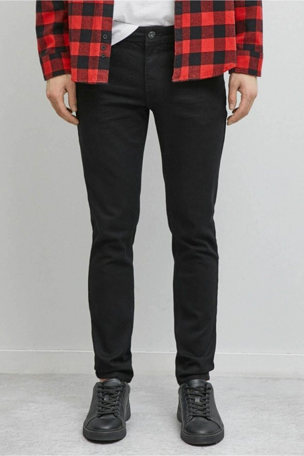 Erkek Jean Pantolon Siyah 1yam43304ld - 3
