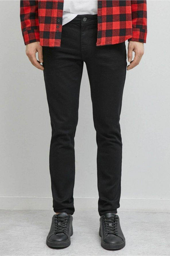 Erkek Jean Pantolon Siyah 1yam43304ld - 8