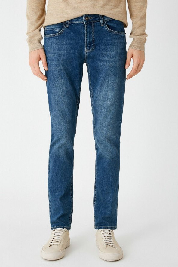 Erkek Orta İndigo Jeans 1KAM45018LD - 3