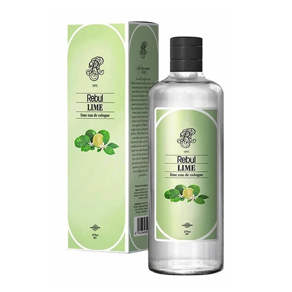 Rebul Lime Limon Kokulu Cam Şişe Kolonya 270ML