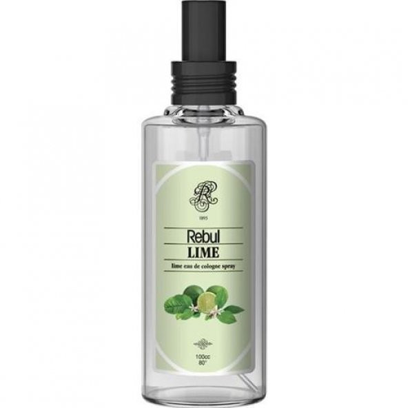 Rebul Lime Limon Kokulu Sprey Cam Şişe Kolonya 100ML