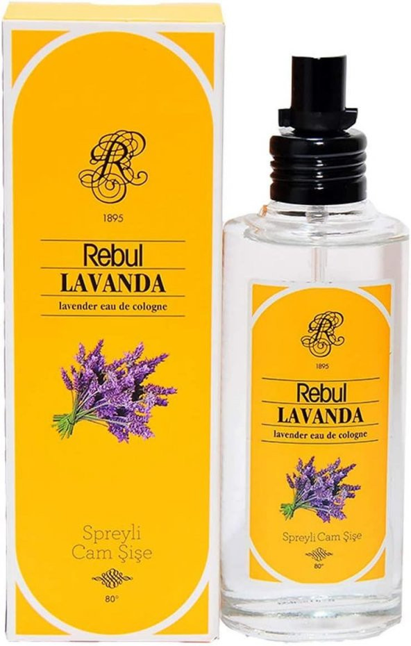 Rebul Jasmine Yasemin Kokulu Sprey Cam Şişe Kolonya 100ML