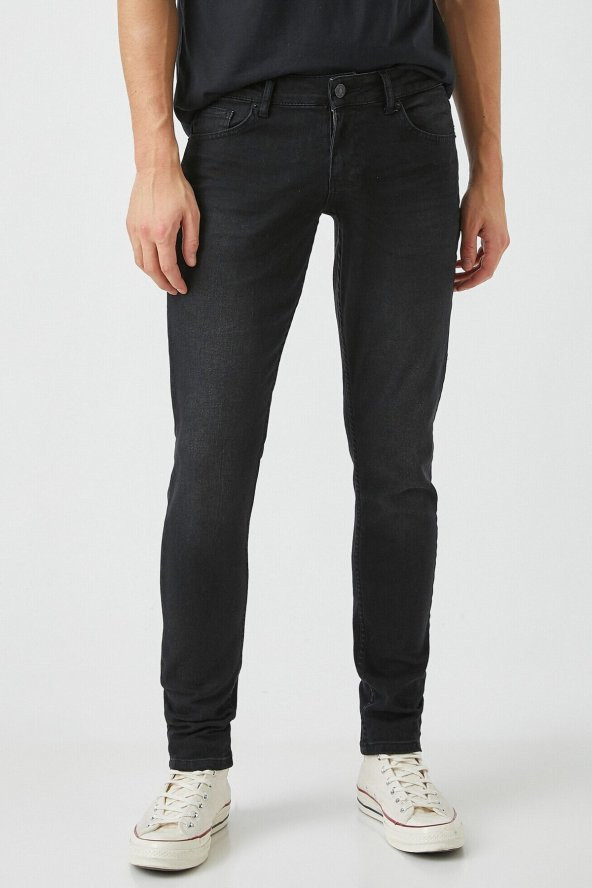 Erkek Super Skinny Fit Kot Pantolon - Justin Jean - 3