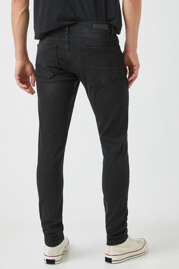 Erkek Super Skinny Fit Kot Pantolon - Justin Jean - 4