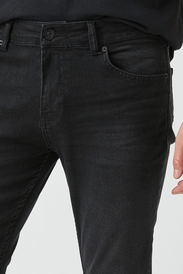 Erkek Super Skinny Fit Kot Pantolon - Justin Jean - 5
