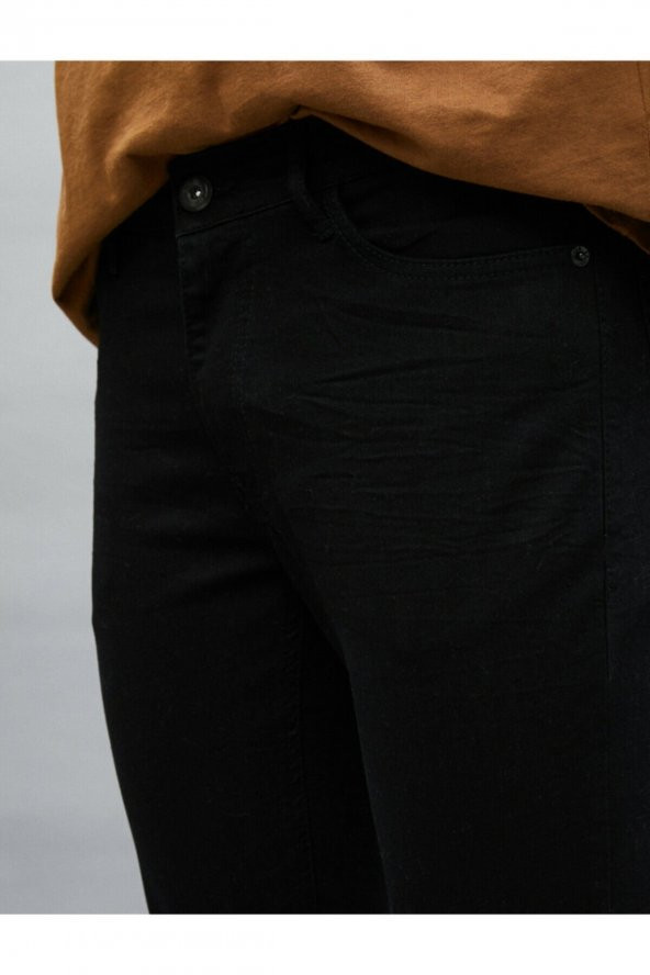Erkek Siyah Jean Pantolon - 10