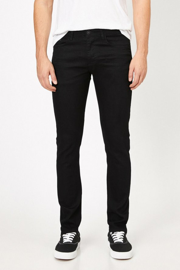 Erkek Siyah Jeans - 9