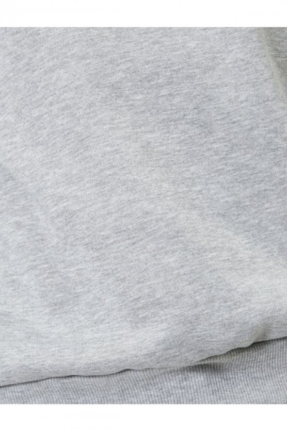 Erkek Siyah Kapüsonlu Sweatshirt 0YAM71593LK - 10