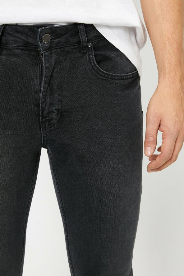 Erkek Siyah Jean 0YAM43211MD - 7