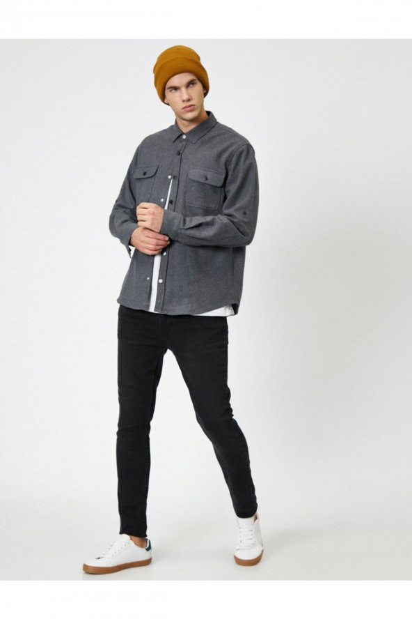 Erkek Siyah Pantolon 0YAM43187LD - 2