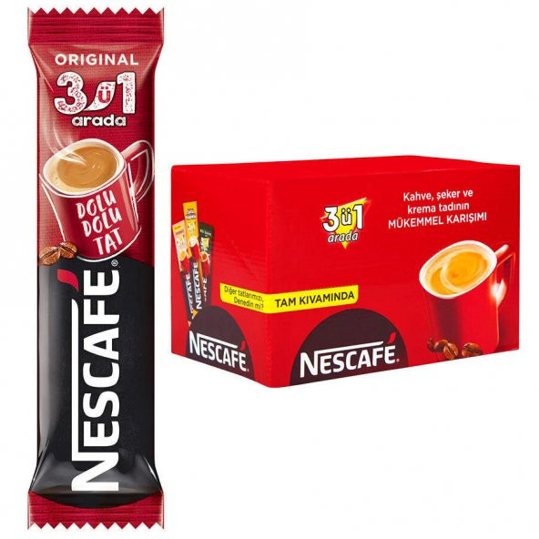 Nescafe Original 3'ü 1 Arada 72'li Hazır Kahve