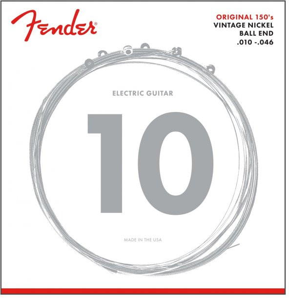 Fender 150R Original Pure Nickel Regular Takım Tel Elektro Gitar Teli 010-046 - 1
