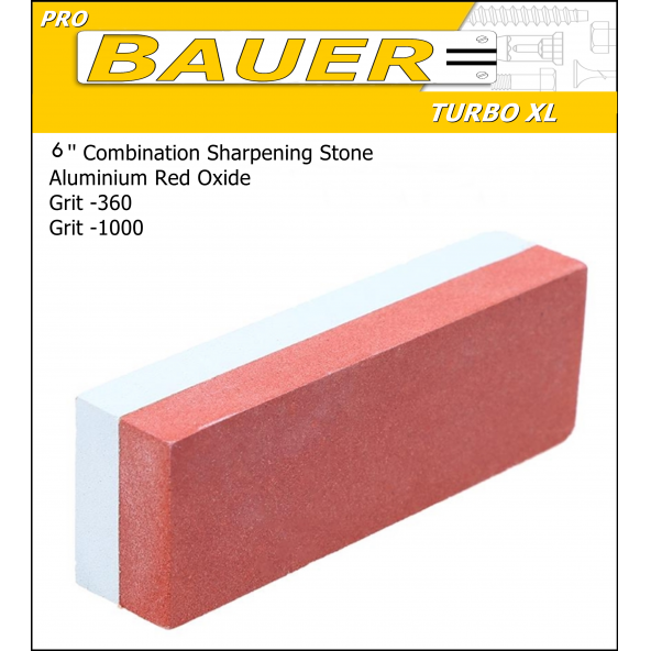 Bauer 15 Cm Çift Taraflı Bıçak Balta Satır Bileme Taşı