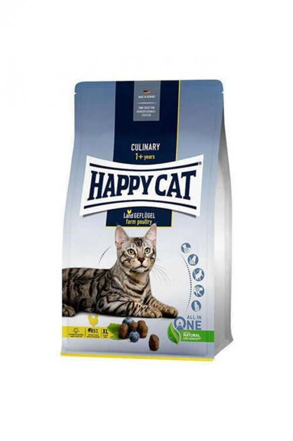 Happy Cat Land Geflügel Tavuklu Yetişkin Kedi Maması 10 KG