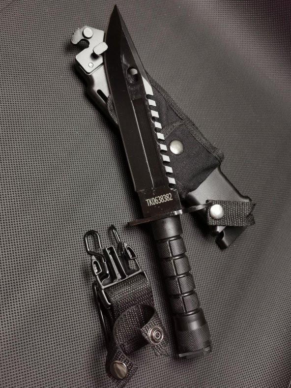 M9 Boyanet 32 cm Siyah Avcı Kamp Bıçağı