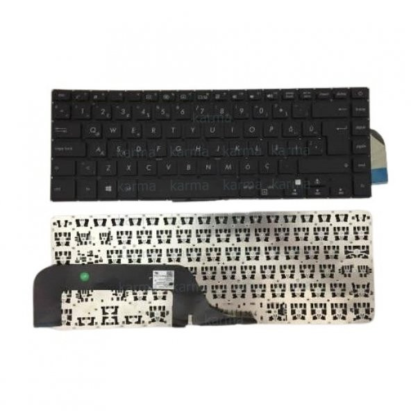 Asus X505B, X505Z Uyumlu Notebook Klavyesi - Siyah TR - 2