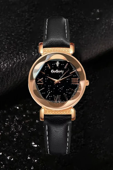 Kadın Kol Saati Rose Gold Lüks Moda Şık Saat - Resim 2