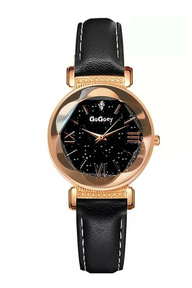 Kadın Kol Saati Rose Gold Lüks Moda Şık Saat - Resim 3