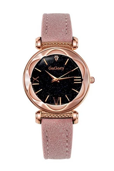 Kadın Kol Saati Pembe Renk - Resim 4