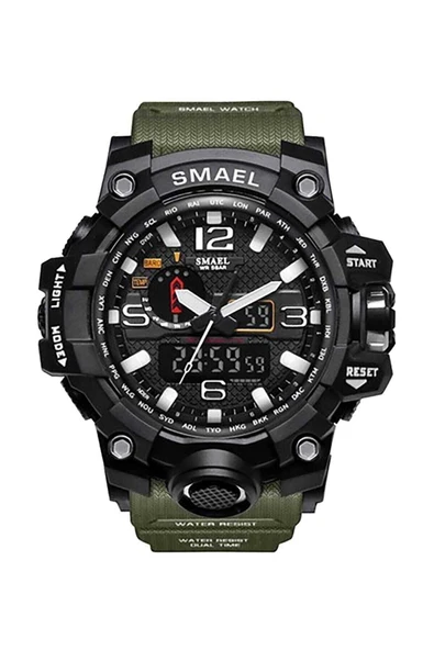 Erkek Kol Saati 1545 Asker Yeşili Takı Aksesuar ürün görseli 1