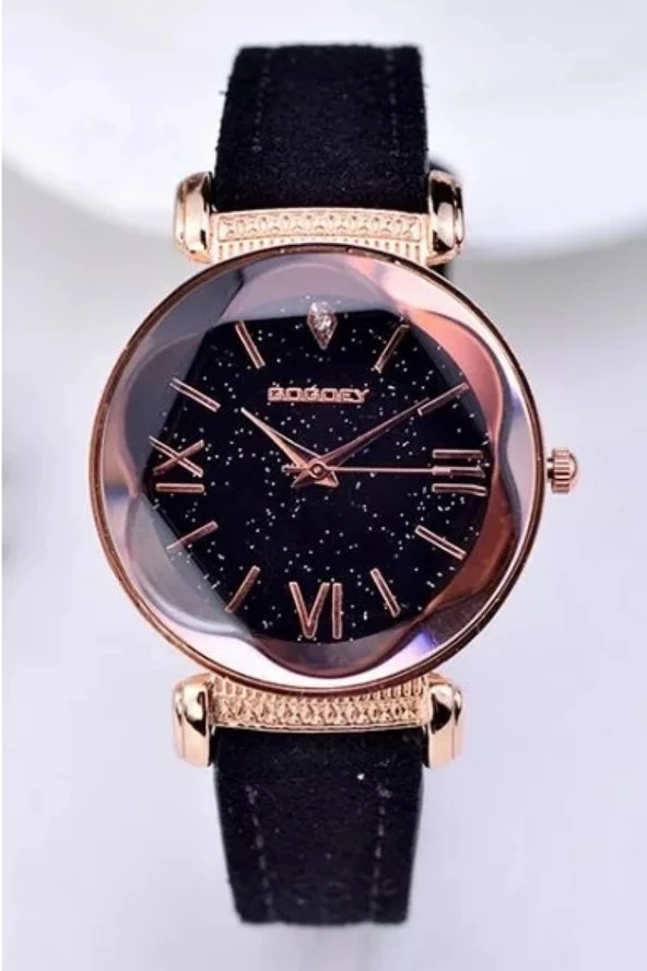 Kadın Kol Saati Rose Gold Lüks Moda Şık Kol Saati G4417s ürün görseli 1