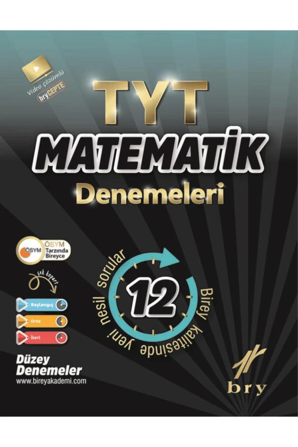 BİREY YKS TYT BRANŞ DENEMELERİ MAT- GEOMETRİ 12 Lİ