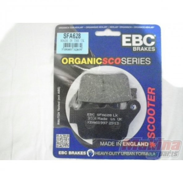 Sym Maxi 400I Arka Fren Balatası Ebc Sfa628 Balata